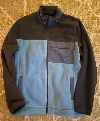 Mountain Hardwear Full Zip Fleece Jacket Men’s Size XXL Made In USA Blues NWOT! - Image 1 of 3