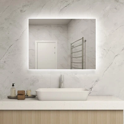 450W Badspiegel Beleuchtung Wand Badezimmerspiegel Heizung Spiegel Lichtspiegel - Bild 1 von 4