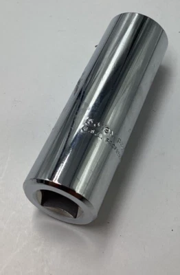 PROTO Torqueplus Metric Deep Socket Steel Chrome 19mm 5319M 12-Point - Image 1 of 4