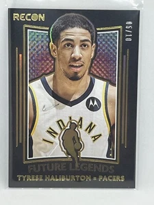 TYRESE HALIBURTON 2021-22 RECON FUTURE LEGENDS #05/10 INDIANA PACERS - Bild 1 von 2