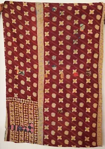 One Of A Kind Vintage Kantha Very High Quality Quilts Bedding Blankets - Picture 1 of 3