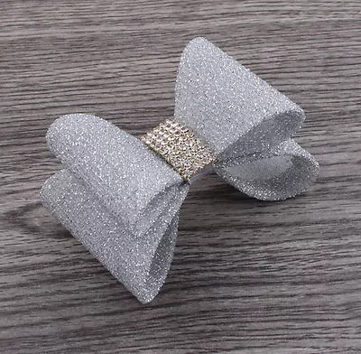 Christmas /Holiday Sparkles Babies /Toddlers /Girls Hair Bow / Hair Clip - Image 1 of 4