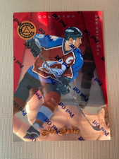 1997-98 Pinnacle Totally Certified Red #50 Joe Sakic Colorado Avalanche