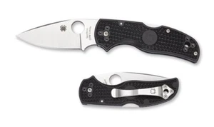 Spyderco Native 5 schwarz FRN Griff S30V Plain Edge Taschenmesser C41PBK5 - Bild 1 von 1