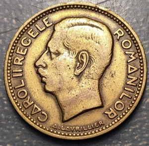 RUMANIA ROMANIA CAROL II 20 LEI 1930 - Bild 1 von 2