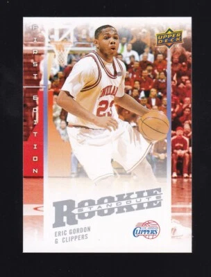 2008-09 Upper Deck First Edition Eric Gordon Rookie Standouts #RSEG Clippers - Image 1 of 2