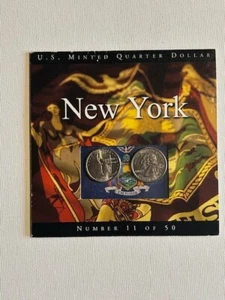 1999-P/D New York State Quarter Mint Sealed Set - #11 of 50 Nice! - Picture 1 of 10