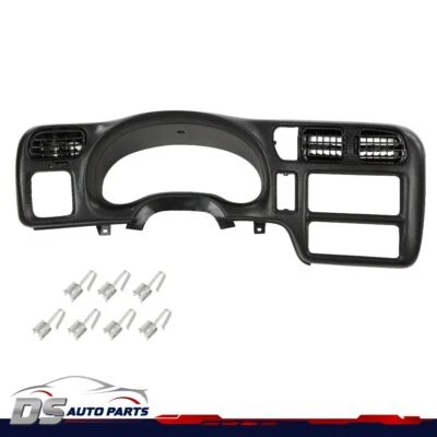 FIT FOR 98-04 CHEVY S10 Jimmy Sonoma Cluster Blazer Radio Dash Bezel Trim Cover Foto 1 de 4