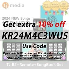 TJ Media B2 Karaoke Machine System 1TB + Keyboard Remote Control + Song Book