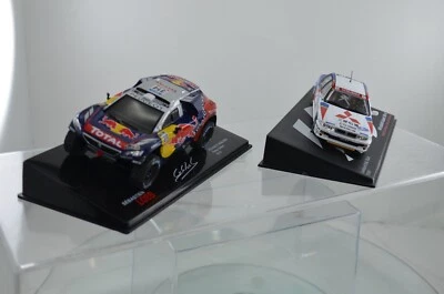 MITSUBISHI GALANT VR 4 LOMBARD RAC ET PEUGEOT 2008 LOEB ALTAYA AVEC DEFAUTS - Photo 1/4