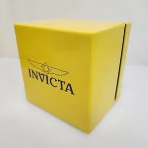 1 Invicta Yellow Empty Watch Box Case Oem - Picture 1 of 5