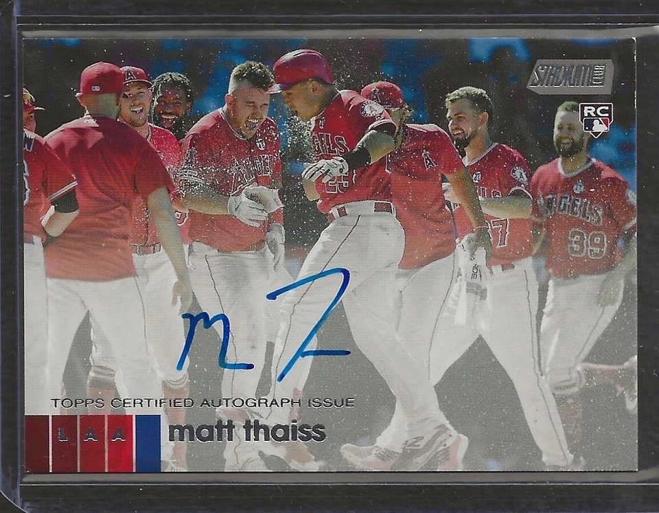2020 Topps Stadium Club - Autographs #AMT Matt Thaiss (AU, RC) - Image 1 of 1