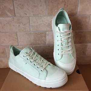UGG ARIES AGAVE GLOW LACE-UP CANVAS FASHION SNEAKERS SHOES SIZE US 9 WOMEN - Picture 1 of 4