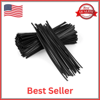 300 Pcs Twist Ties, Plastic 5" Twist Ties, Twist Ties for Bags, Wire Ties Reusab - Image 1 of 4