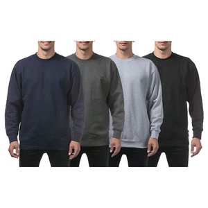 Pro Club Men's Comfort Crew Neck Fleece Pullover Sweater - Picture 1 of 19