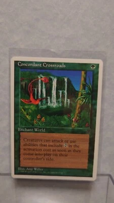 Magic the Gathering - Concordant Crossroads - 1995  Chronicles - Lightly Played - Image 1 of 2