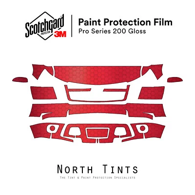 Chevrolet Tahoe 2007-2014 3M PRO película de protección de pintura precortada sujetador transparente kit PPF Foto 1 de 4