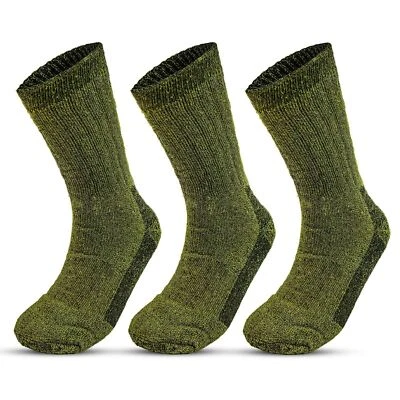 3 / 6 / 12 Pairs Mens Merino Wool Blend Military Work Boot thermal Socks 2.8 Tog - Image 1 of 4