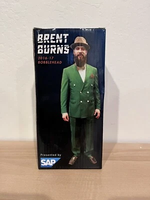 San Jose Sharks Brent Burns Bobblehead 2016-2017 In Box - Image 1 of 3