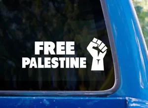 Free Palestine Vinyl Sticker Decal - Car window bumper freedom support - Picture 1 of 2
