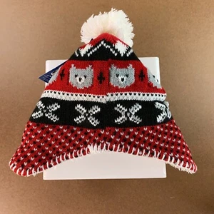 Grand Sierra Toddler Size 2-4T Red Fleece Lined Knit Helmet NWT - Picture 1 of 3