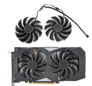 Pairs Fan Cooling Fan For Gigabyte GTX 1660 1660Ti T129215SU PLD09210S12 87MM - Bild 1 von 5