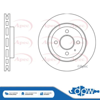 Se adapta Chevrolet Aveo 2011-2015 1.2 1.3 D 1.4 Disco de freno delantero DPW 13502001 Foto 1 de 2