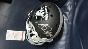 BO Jackson signed Raiders Football Schutt Helmet Full Sized JSA Certified - Picture 1 of 9