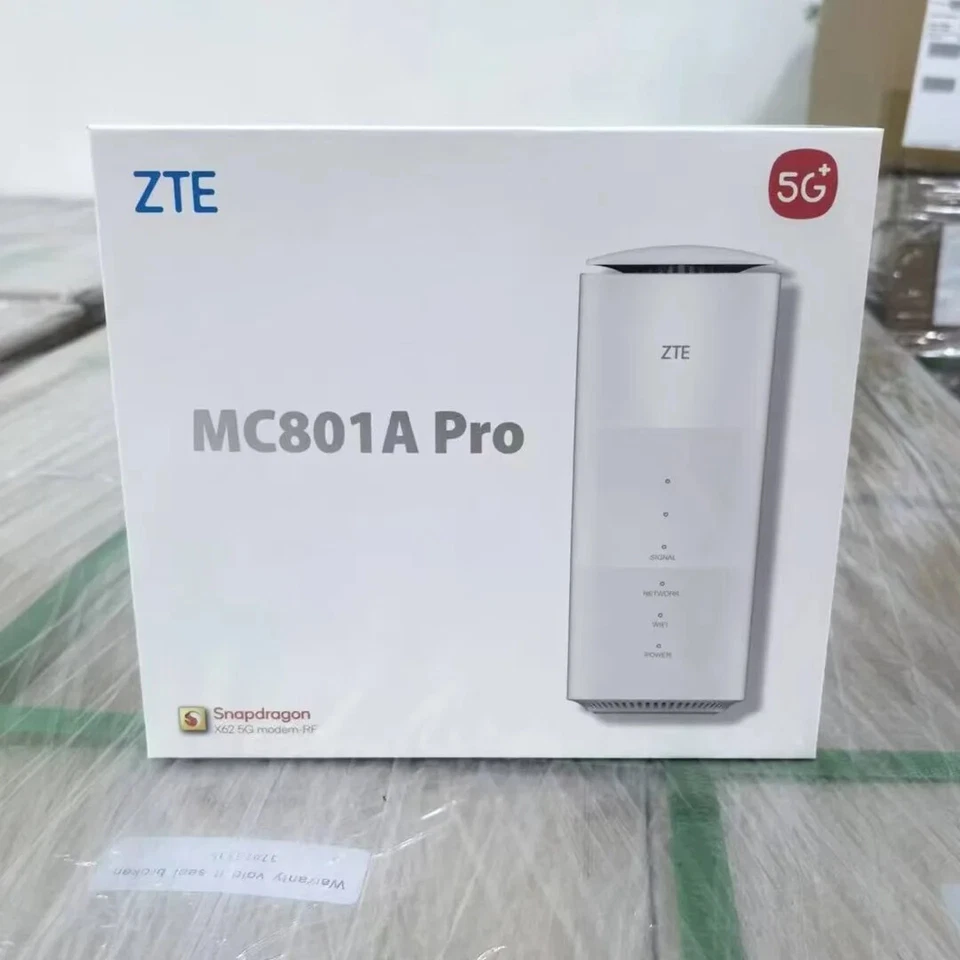 Original ZTE MC801A Pro 5G Router SDX62 AX3600 Modem Indoor WiFi CPE Router - Image 1 of 4