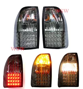Fit 1995 - 2005 Mitsubishi Triton MK L200 Led Tail Lamp Light Strada Smoke Led - Picture 1 of 5