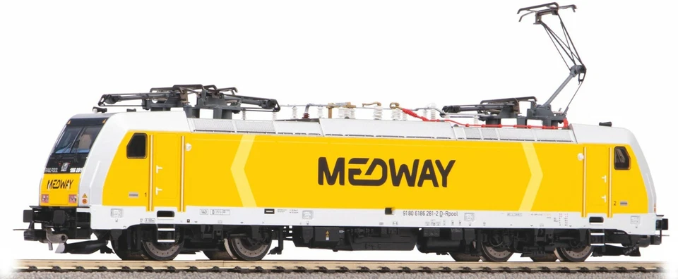 Piko Expert 59771 186 281-2 Medway Yellow Livery Aluminum Stripes, DCC Sound - Image 1 of 1