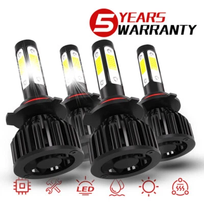 Lights Kit For Freightliner M2 100 106 112 2002-2017 9005 9006 LED Hi/Lo Bulb - Изображение 1 из 4