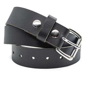 1,5" Herren Echt Vollnarben Büffelleder Leger oder Elegant Gürtel, Hergestellt in den USA - Bild 1 von 9