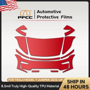 Tesla Model Y Juniper 2025-UP PRO Precut Paint Protection Film Clear Bra PPF - Picture 1 of 21
