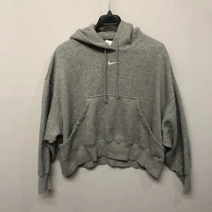 Nike maglione donna oversize felpa con cappuccio taglia media medio swoosh B322 8 - Foto 1 di 14