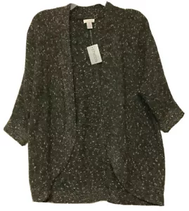 NUEVO Cárdigan delantero abierto Chico's talla 0 gris plata - Imagen 1 de 6