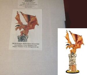 Fenryll SM05 Killer Dragon on Tower (1) 28mm Fantasy Miniature Winged Drake NIB