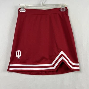 Gonna IU Indiana University Zoozatz taglia XS mini dritta rossa bianca hoosiers - Foto 1 di 12