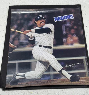 VINTAGE 1978 REGGIE JACKSON Ny YANKEES PROMO CANDY BAR POSTER Original 15x18 - Image 1 of 4