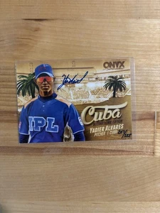 Yadier Alvarez 2015 Onyx Platinum Draft Autograph On-Card AUTO Rookie SER # /225 - Bild 1 von 2