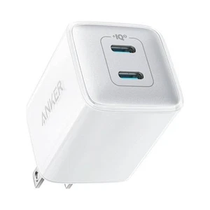 Anker Nano Chargeur USB C Pliable 2 Ports 40W Charge - Blanc - Photo 1 sur 9
