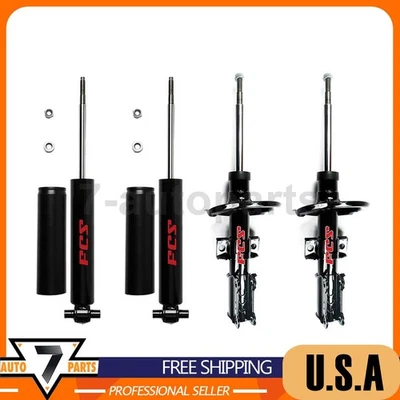 FCS Front Strut Assembly + Rear Shock Absorbers for 2001-2009 Volvo S60 - Image 1 of 4