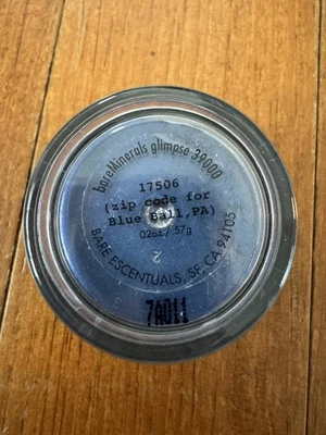 New bareMinerals Glimpse Eye Shadow Color Blue Ball 39000 0.02oz Loose Powder - Image 1 of 3