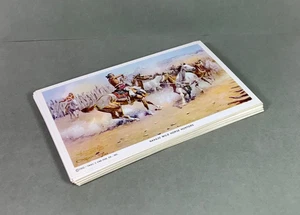 1-32 Postkarten Set Charles M Russell Trail's End Postkarte Cowboys / Indianer - Bild 1 von 4