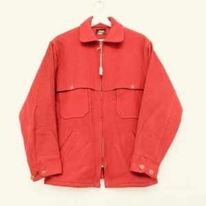 Vintage Woolrich Red Zip up Hunting Jacket Size 42 - Picture 1 of 13