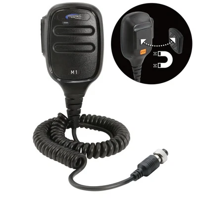Rugged Radios for Hand Mic for M1 Mobile Radio with Scosche MagicMount - Image 1 of 4
