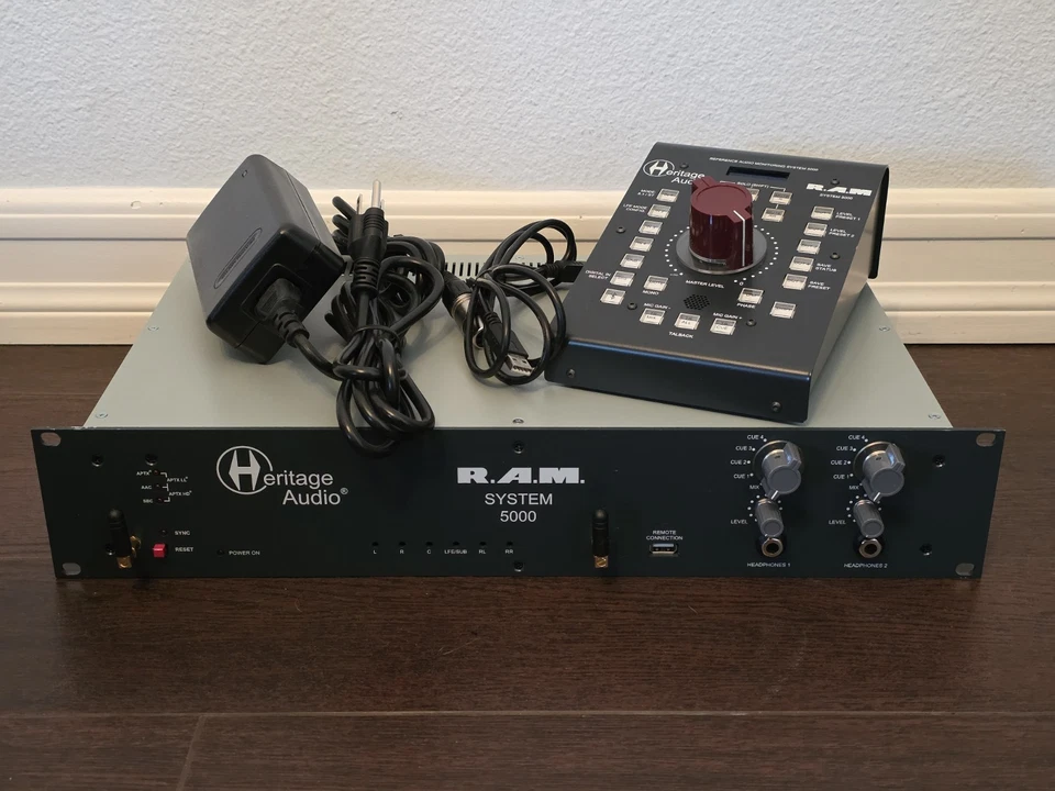 Heritage Audio RAM 5000 5.1 Rackmount Studio Monitoring System w/Remote NEARMINT - Image 1 of 4