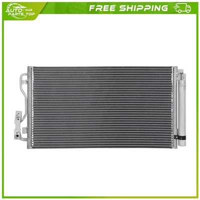 Replacement Aluminum condenser Fit For 14-17 BMW 328d 2014-2017 BMW 328d xDrive - Image 1 of 4