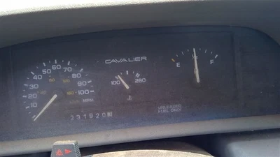 Speedometer Without Tachometer Cluster Fits 93-94 Chevy Cavalier OEM - Image 1 of 4