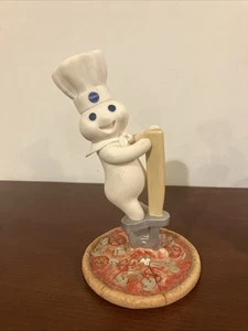 Danbury Mint Pillsbury Doughboy "Cutting Edge" Pizza Figur 2002 - Bild 1 von 5